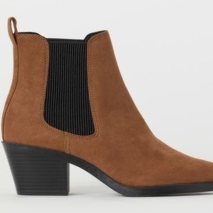 Brown And Black Boots